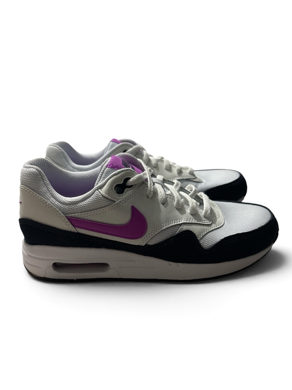Nike Big Kids (GS) White & Purple Athletic Sneakers